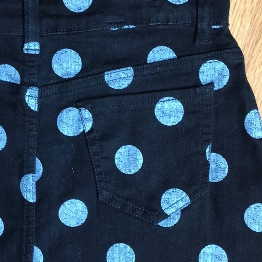 ARIZONA  Polka Dot Denim Skirt